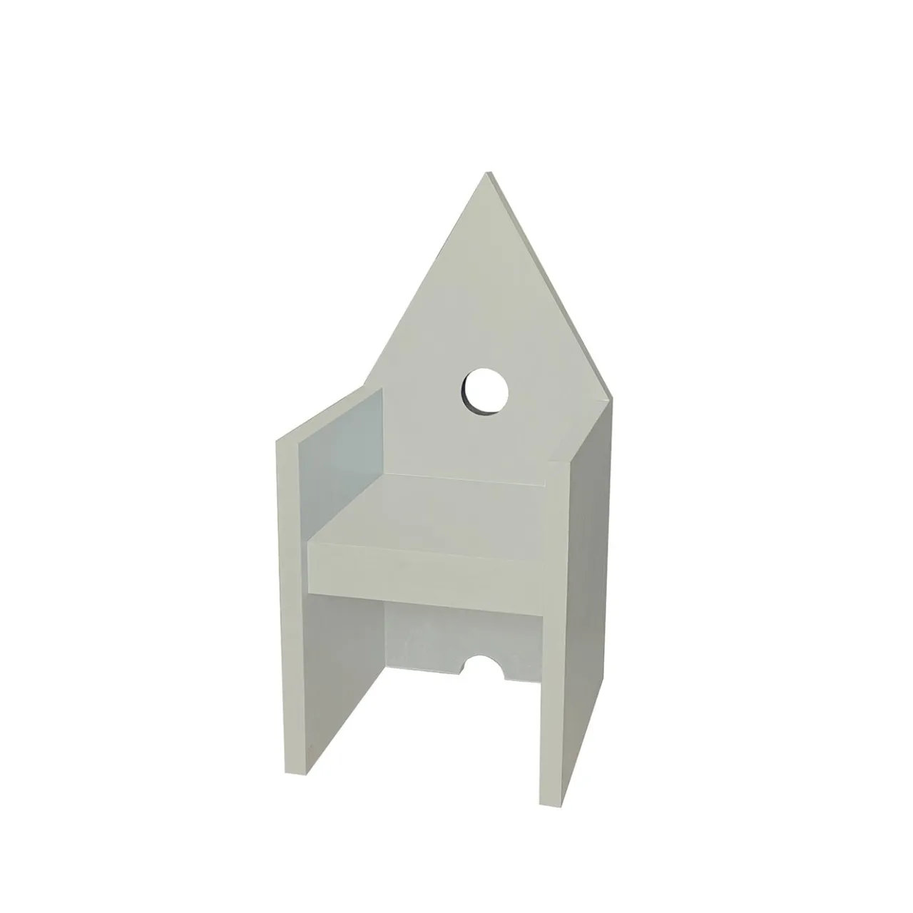 Meccani Design Lounge Chairs<Vescovina Light Gray Armchair by Lanfranco Benvenuti