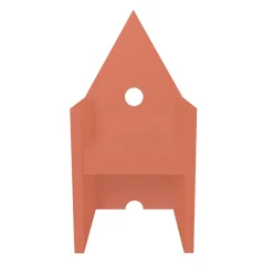 Meccani Design Lounge Chairs<Vescovina Orange Armchair by Lanfranco Benvenuti