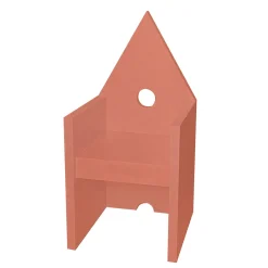 Meccani Design Lounge Chairs<Vescovina Orange Armchair by Lanfranco Benvenuti