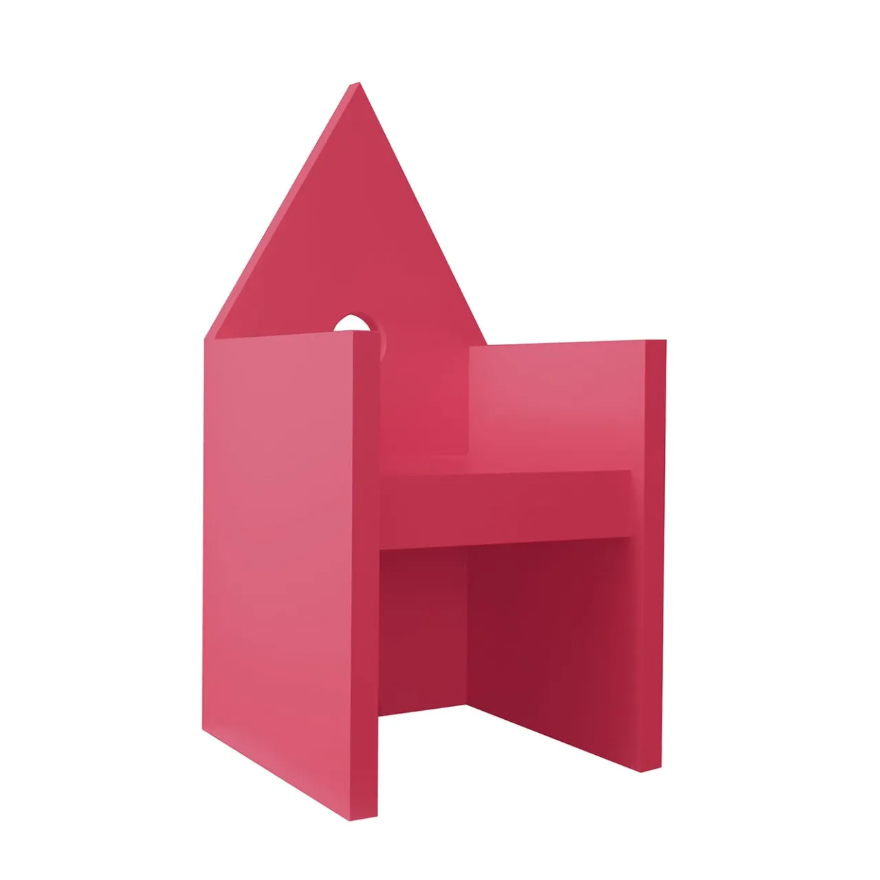 Meccani Design Lounge Chairs<Vescovina Viva Magenta Chair by Lanfranco Benvenuti