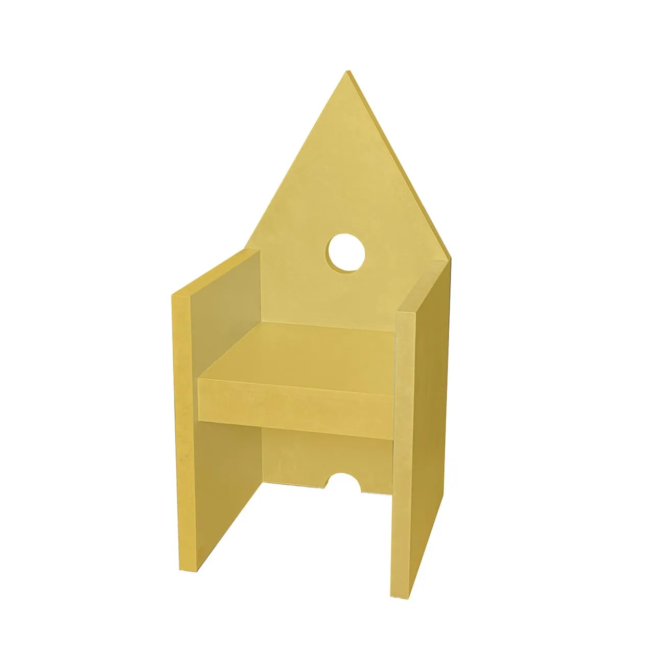Meccani Design Lounge Chairs<Vescovina Yellow Armchair by Lanfranco Benvenuti
