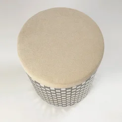 Splot Design Ottomans & Poufs<Vesta Optical Black Pouf
