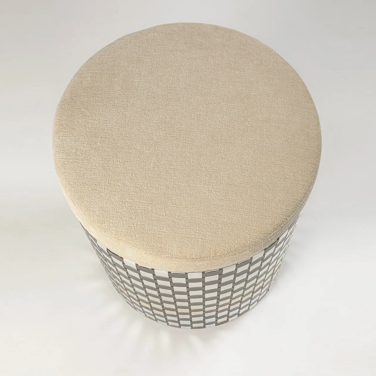 Splot Design Ottomans & Poufs<Vesta Optical Black Pouf