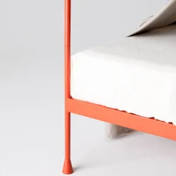 Lispi Beds<Vetta Orange Iron Canopy Double Bed by Luca Madonini