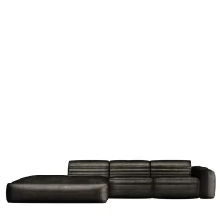 Giopagani Sofas<Vicious Modular Leather Black Sofa