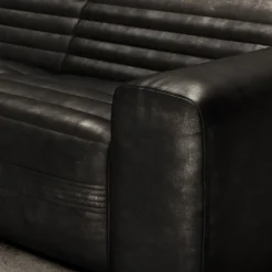 Giopagani Sofas<Vicious Modular Leather Black Sofa