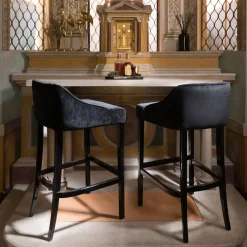 DOM Edizioni Bar Stools<Vicky Gray Bar Stool