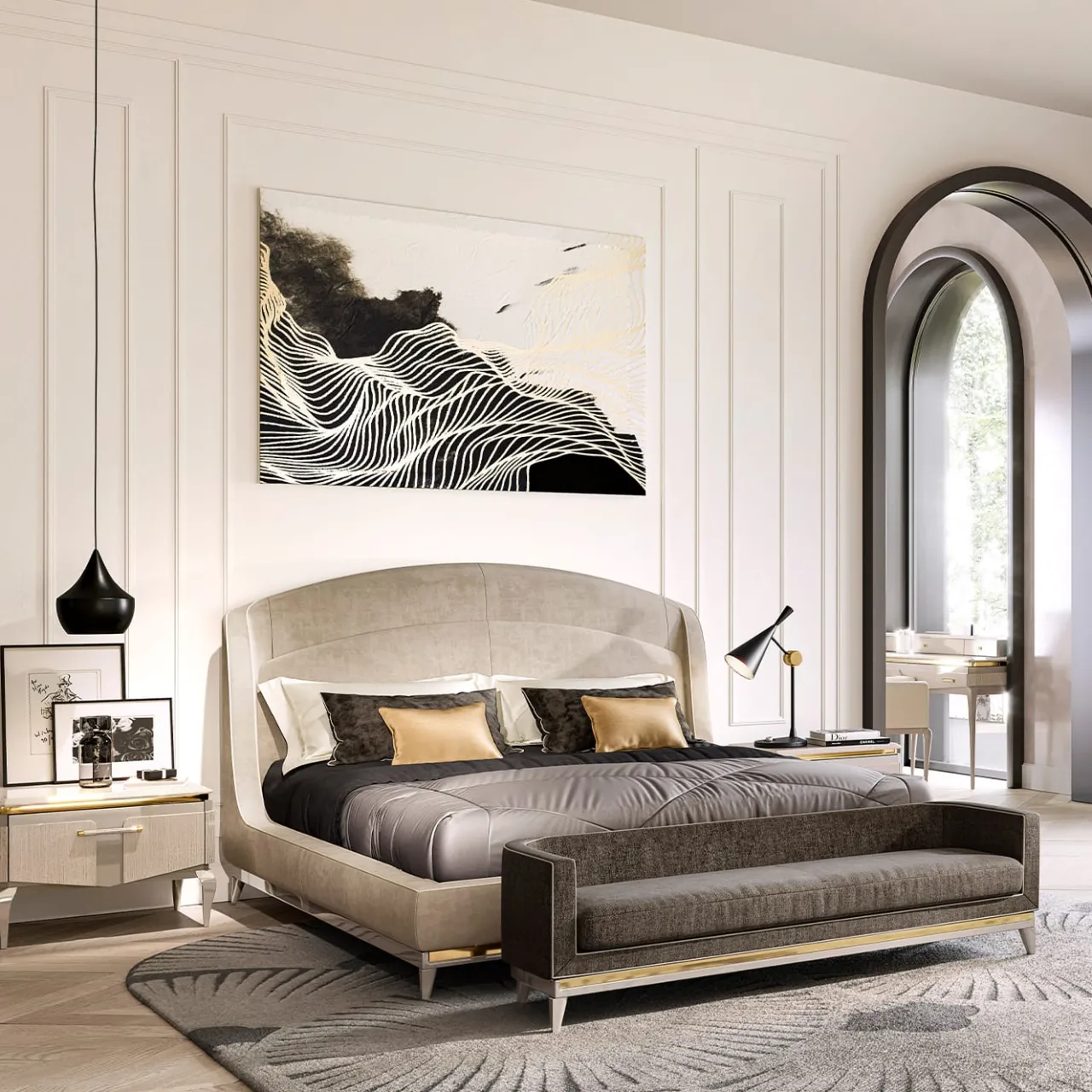 A.R. Arredamenti Nightstands<Victor Bedside Table