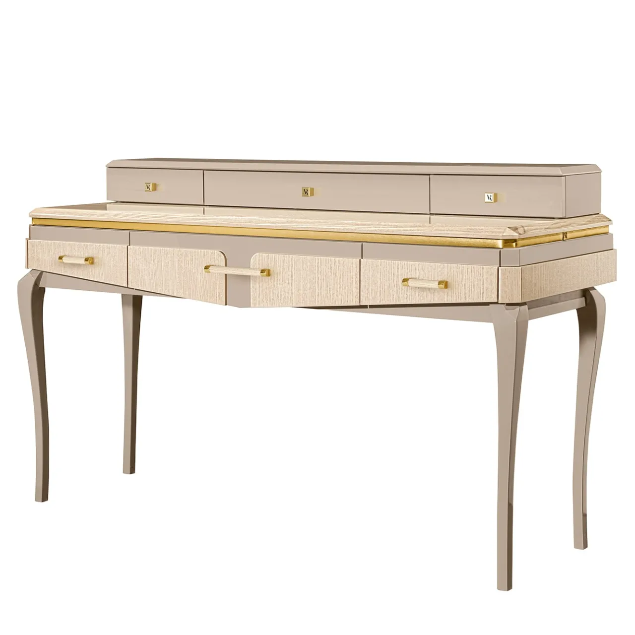 A.R. Arredamenti Vanities<Victor Beige Vanity Table