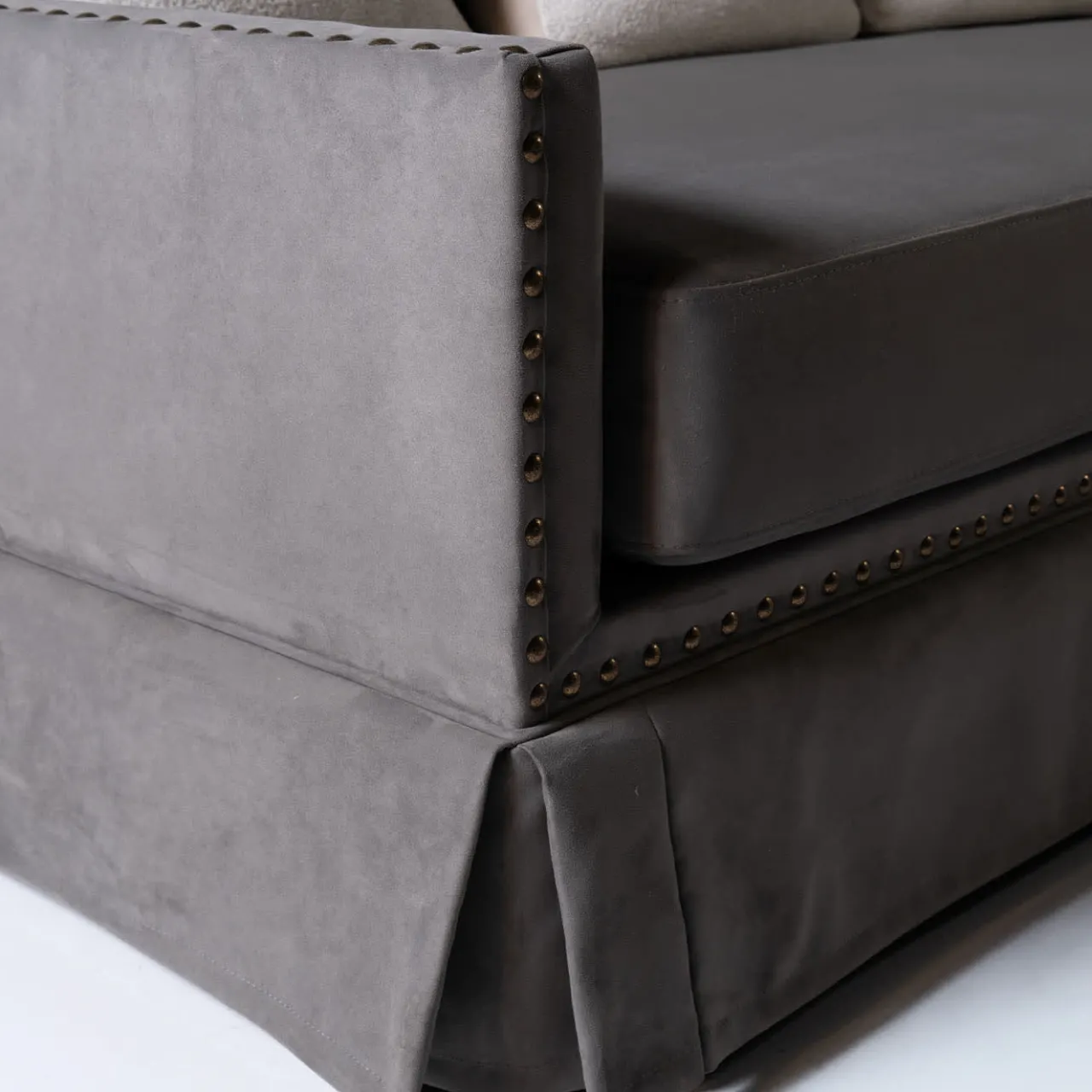 Mantellassi 1926 Sofas<Victor Gray Fabric Daybed Sofa