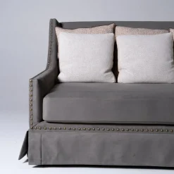 Mantellassi 1926 Sofas<Victor Gray Fabric Daybed Sofa