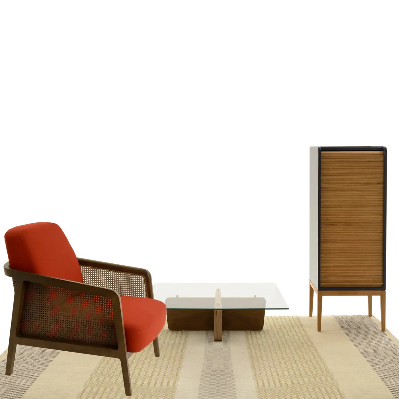 Colé Lounge Chairs<Vienna - Lounge Armchair Red