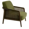 Colé Armchairs<Vienna Lounge Canaletto Walnut Green Armchair by Emmanuel Gallina