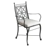 Officina Ciani Outdoor Chairs & Stools<Ville Gray Steel Outdoor Chair