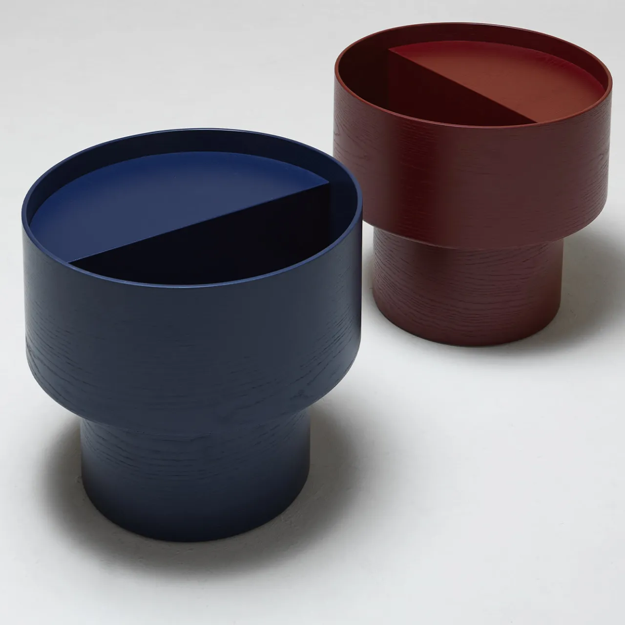 My Home Side Tables<Vinnie Burgundy Side Table by Alessandro Stabile