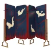 Artèpura Room Dividers<Virna Leather Double-Face Four-Panel Screen
