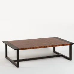 Giordano Viganò Coffee Tables<Vitruvio Mahogany Pomelè Large Coffee Table