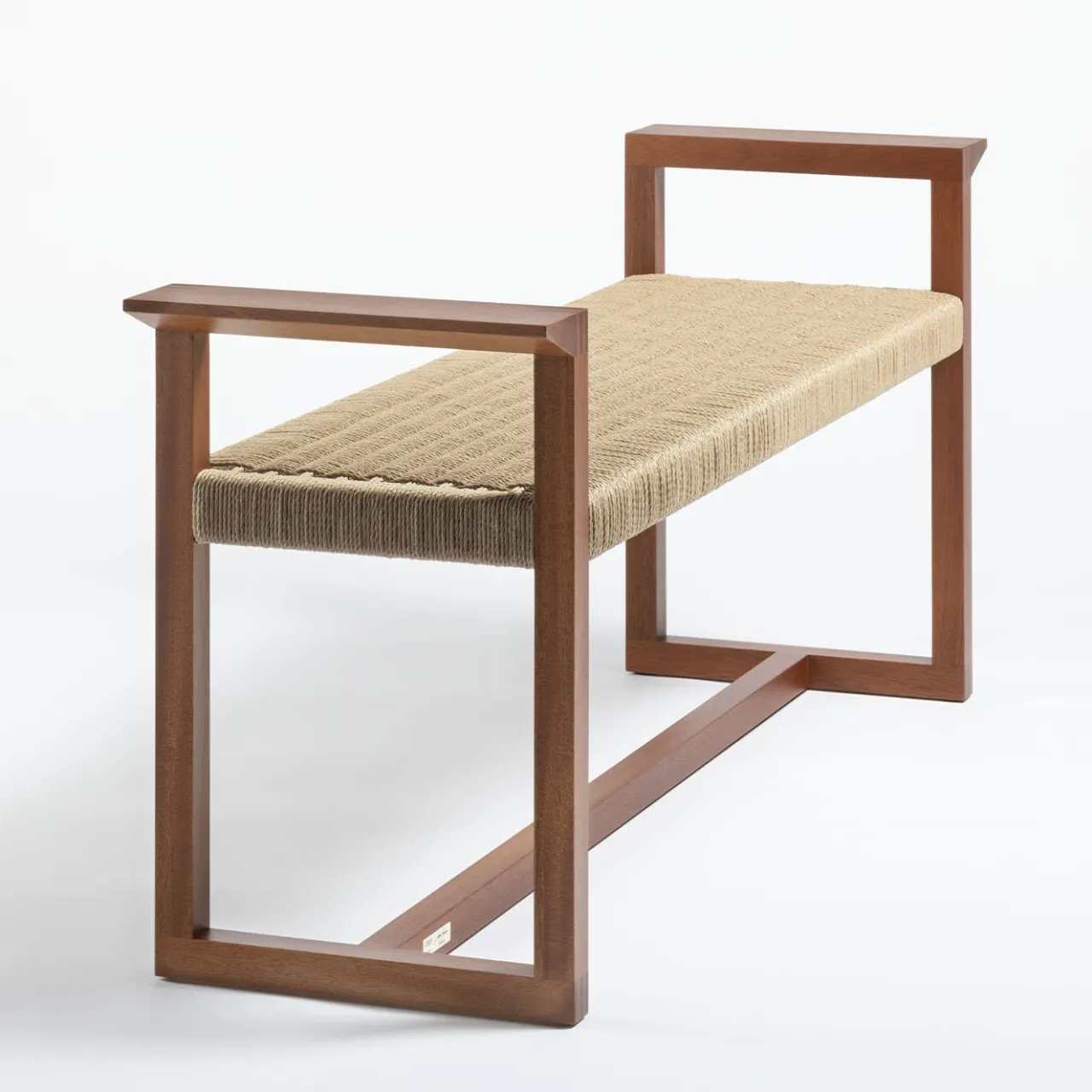 Giordano Viganò Benches<Vitruvio Solid Mahogany Bench