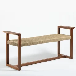 Giordano Viganò Benches<Vitruvio Solid Mahogany Bench