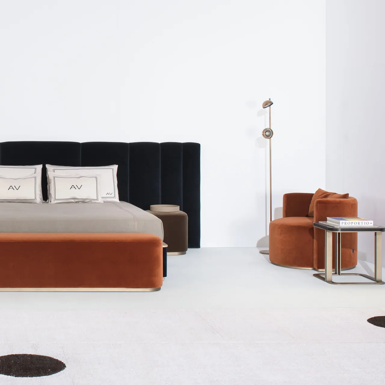 UNO Contract Beds<Vittoria Headboard by Ciarmoli Queda Studio