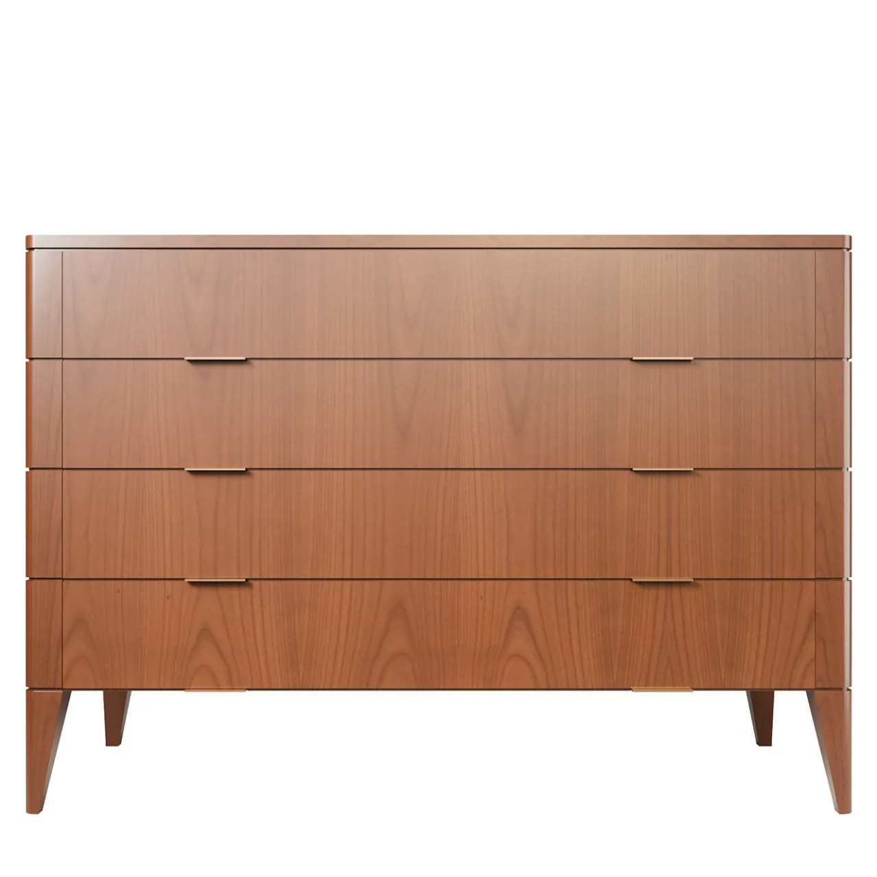 Morelato Dressers<Vittorio Cherry Wood Dresser with Brass Handles