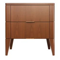 Morelato Nightstands<Vittorio Cherry Wood Nightstand with 2 Drawers
