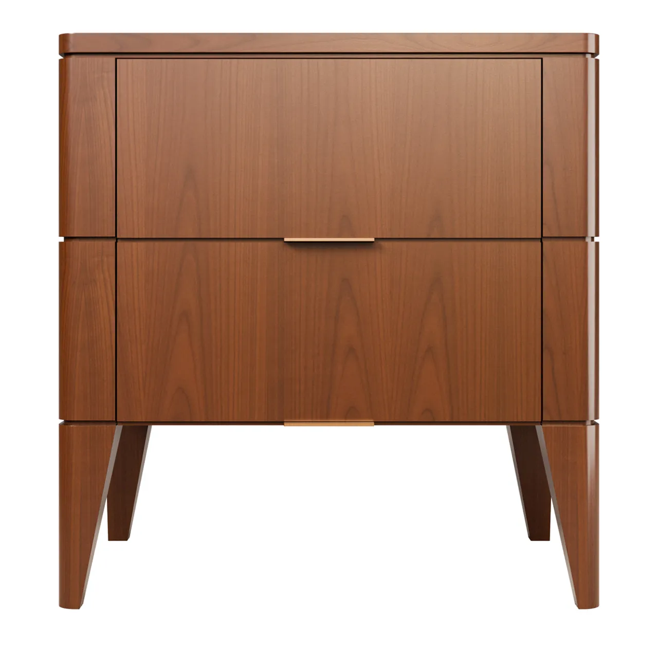 Morelato Nightstands<Vittorio Cherry Wood Nightstand with 2 Drawers