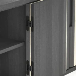 Giopagani Sideboards Buffets<Vittorio Miel Natural Raphia Sideboard