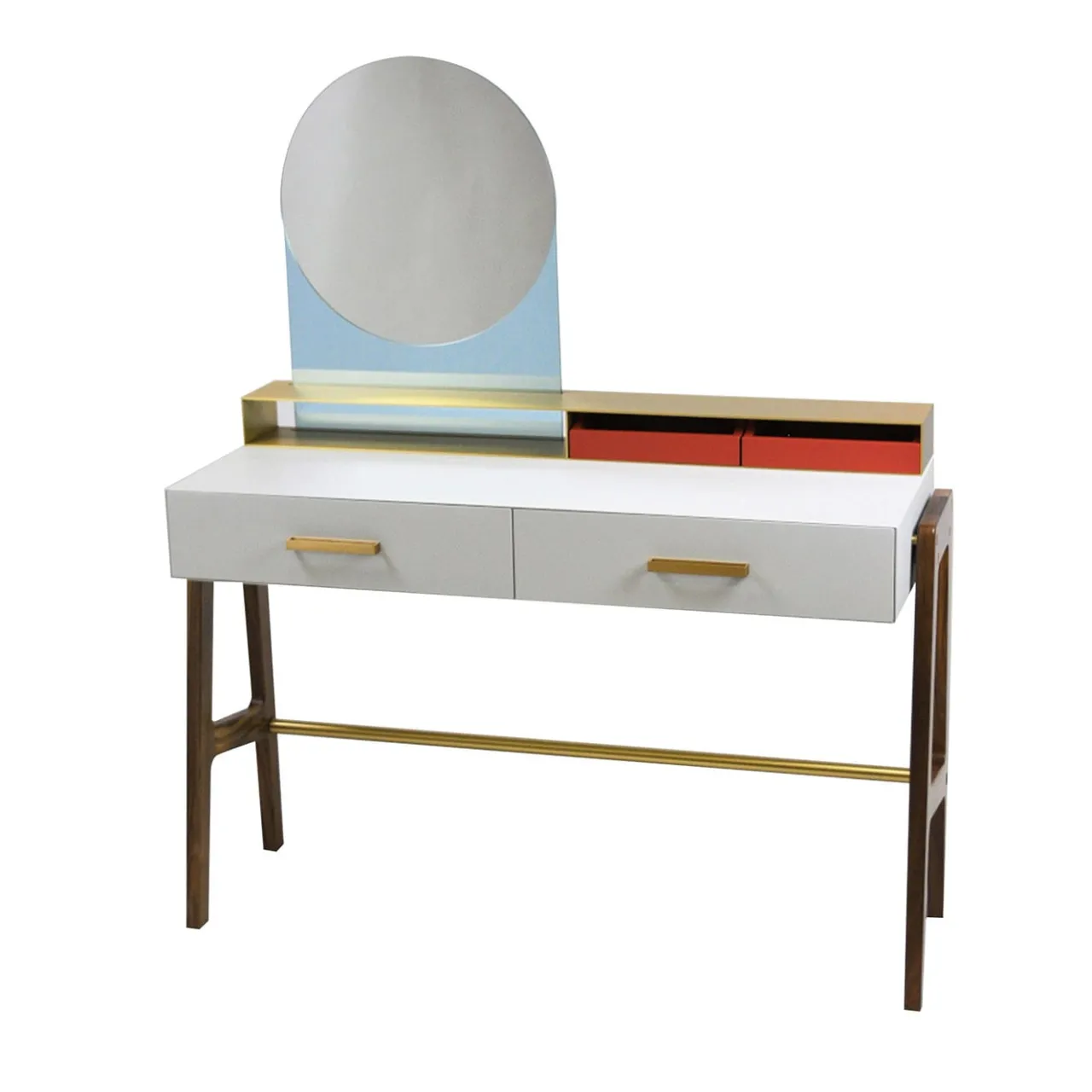 Medulum Vanities<Vivian Vanity Desk with Mirror #2