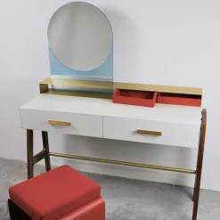 Medulum Vanities<Vivian Vanity Desk with Mirror #2