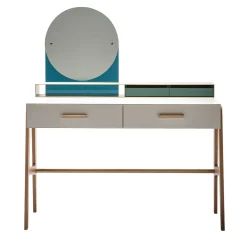 Medulum Vanities<Vivian Vanity Desk with Mirror