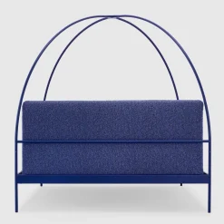 Lispi Beds<Volta Blue Iron Canopy Double Bed by Mario Scairato