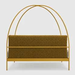 Lispi Beds<Volta Yellow Iron Canopy Double Bed by Mario Scairato