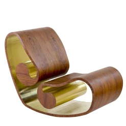 Secondome Edizioni Armchairs<Voluta Rocking Chair by Stefano Marolla