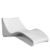 Luce Di Carrara Chaises<Volute White Marble Chaise Lounge