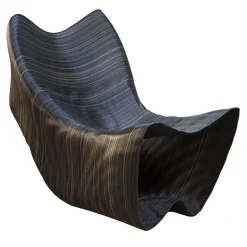 Mediterranea Design Lounge Chairs<Vulcano Black Lounge Chair