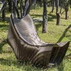 Mediterranea Design Lounge Chairs<Vulcano Black Lounge Chair
