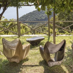 Mediterranea Design Lounge Chairs<Vulcano Black Lounge Chair
