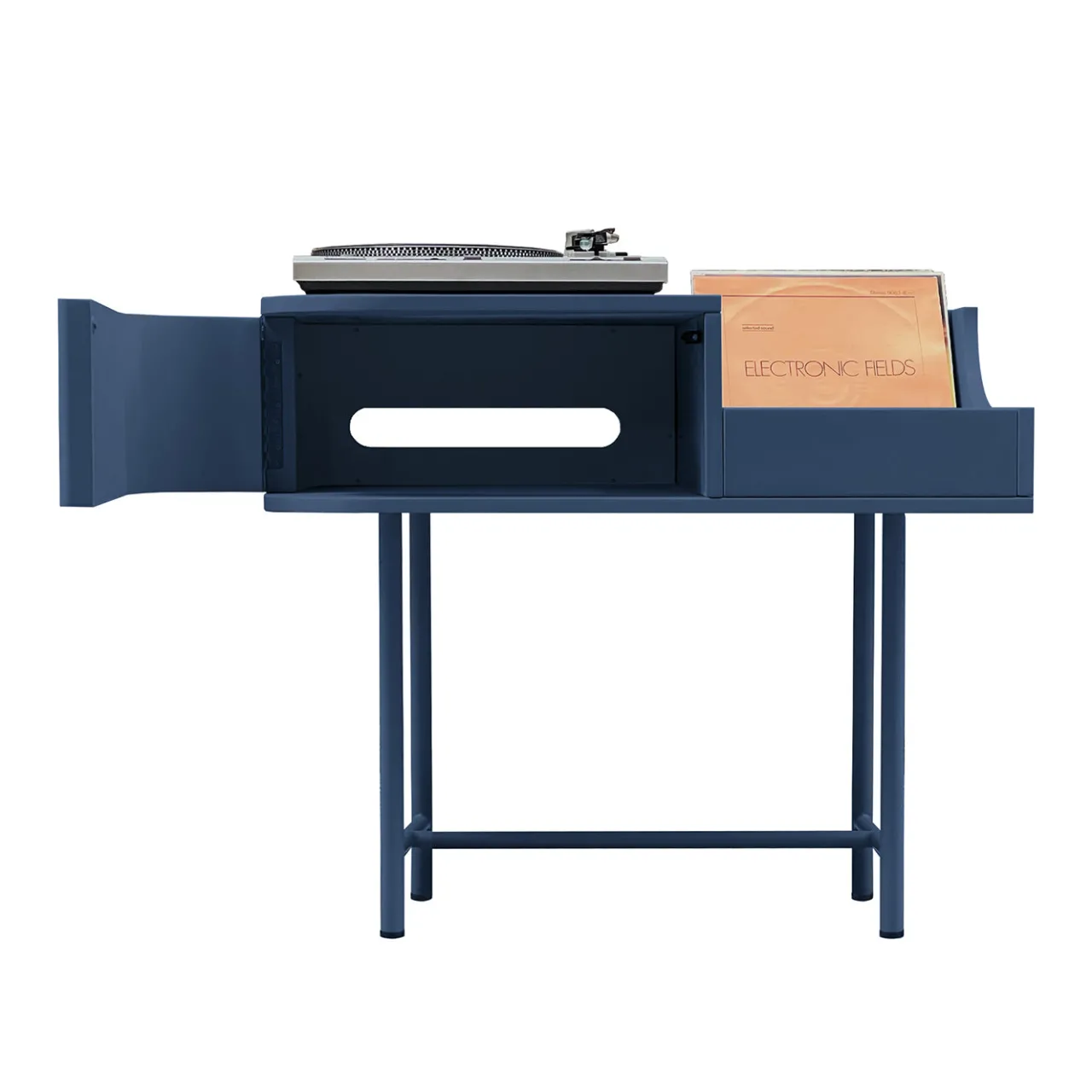 DLA Design Lab Consoles<VYC Ultramarine Blue Record Player Console in MDF by Max Dalle Sasse