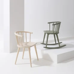 Billiani 1911 Armchairs<W. 608 Gray Rocking Chair by Fabrizio Gallinaro