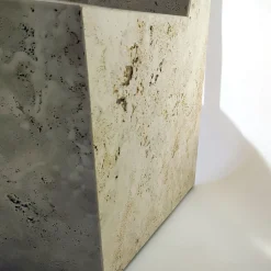 Dimarmo Chairs<W Travertine Marble Chair