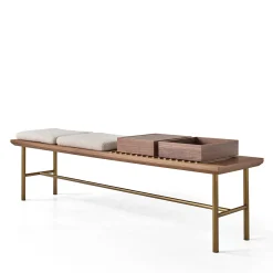 Modesign Benches<Wabi Canaletto Wood Bench