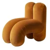Pietro Franceschini Lounge Chairs<Waldo Orange Sculptural Lounge Chair