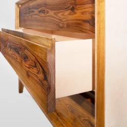Ebanisteria Roberto Gambella Dressers<Walnut 3-Drawer Dresser