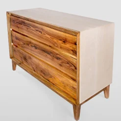Ebanisteria Roberto Gambella Dressers<Walnut 3-Drawer Dresser