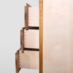 Ebanisteria Roberto Gambella Dressers<Walnut 3-Drawer Dresser