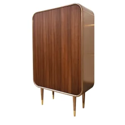 Arnaboldi Interiors Bar Cabinets<Walnut/Reed 19 Cabinet