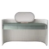 Visionnaire Vanities<Walter White Leather And Light Blue Wood Vanity Unit