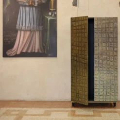 BottegaNera Furniture Dressers<WardRobe Black Wood Cabinet