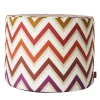 Missoni Home Collection Other Outdoor Furniture<Watamu Cylinder Red Tones Outdoor Pouf